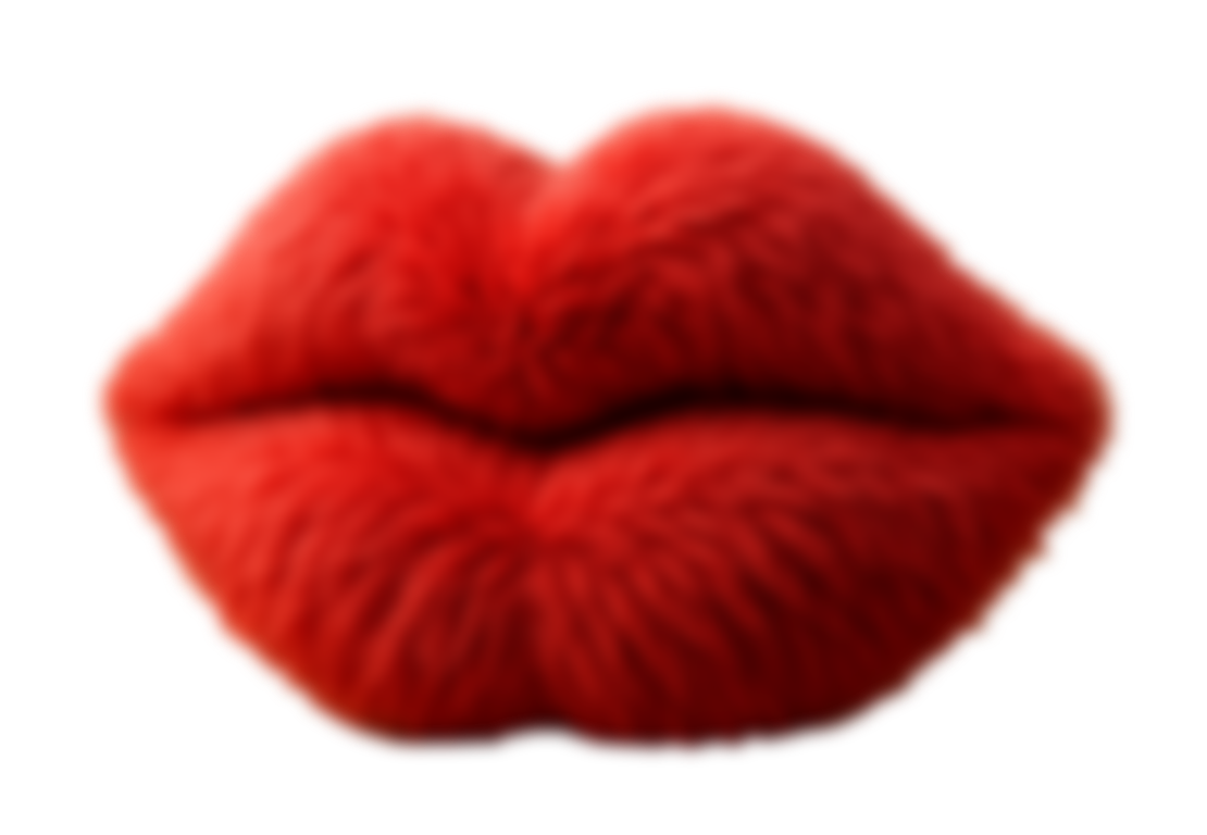 Fluffy lippen