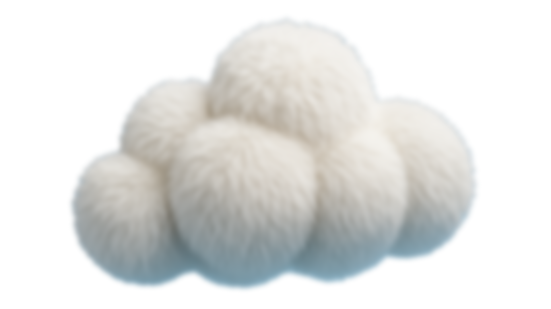 Wolk fluffy