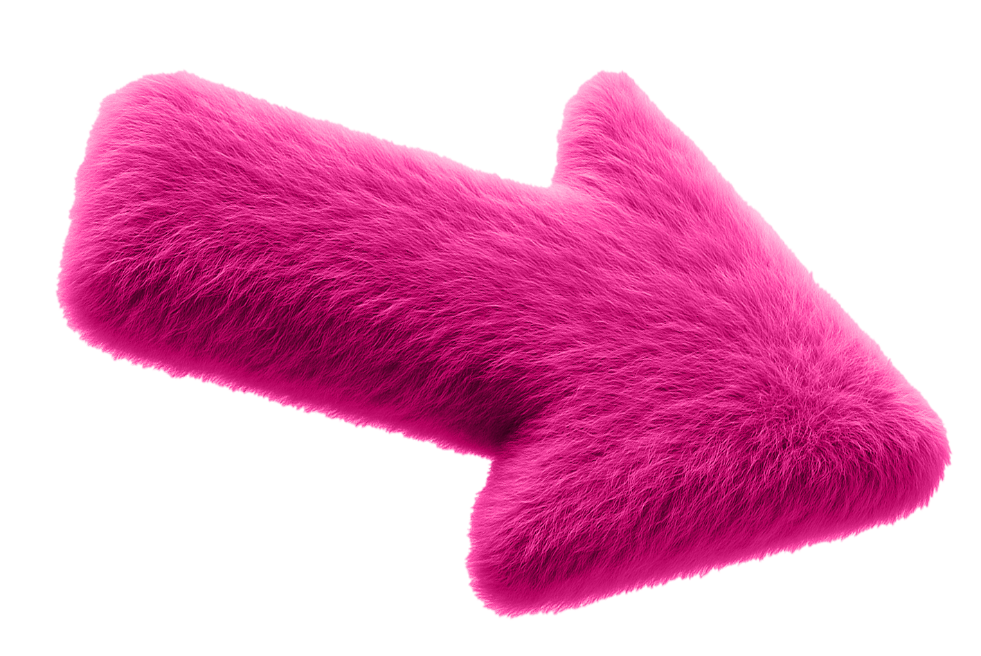 Grote roze pijl