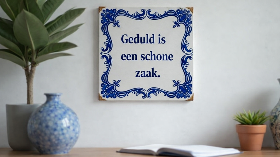 Eye-level view van een wc deur met een grappige tekst