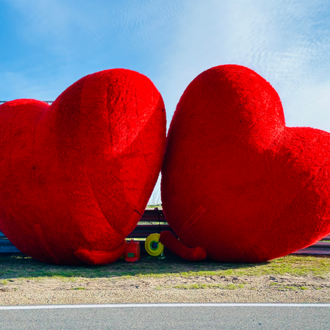 Fluffy harten veroveren Zandvoort tijdens Cycling & Running Zandvoort!