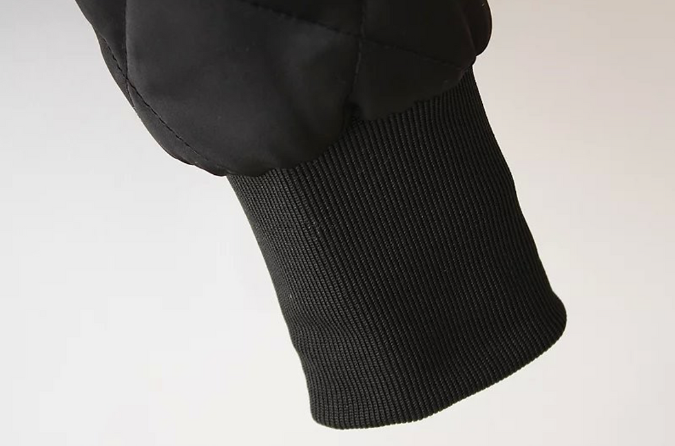 Thumbnail: Deep Black Women's Bomber Aviator Autumn Jacket