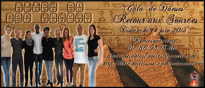 Visuel du gala retour aux souces avec les danseurs invités de Kizomba