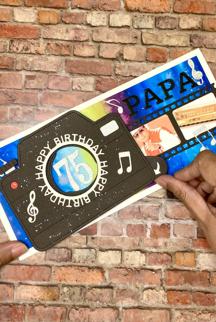 Magic iris camera card