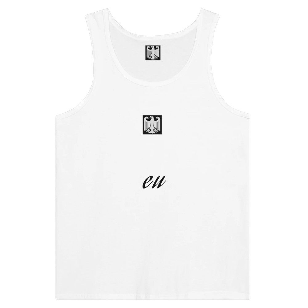 eu Premium Unisex Tank Top  White
