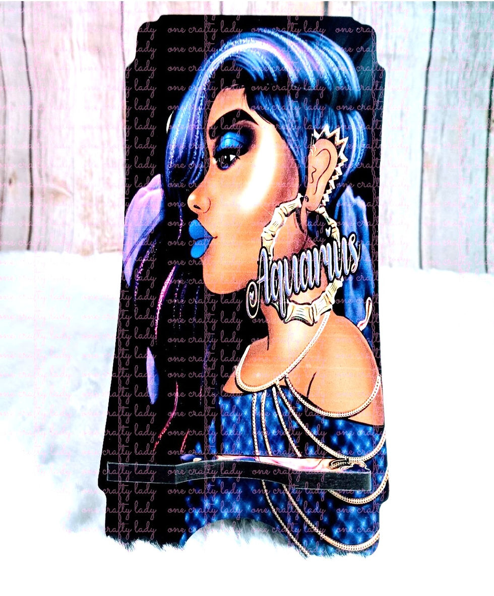 Thumbnail: Black & Purple Aquarius Zodiac Set