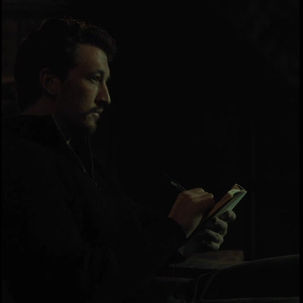 Clip from the film The Gorge (2024), showing a reflective moment where the characters embody the theme of letting go of the search for love, illustrating the article’s message.