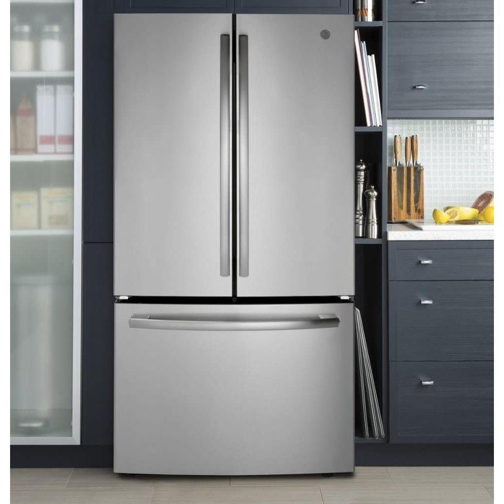 GE 27 cu. ft. French Door Refrigerator in Fingerprint Resistant