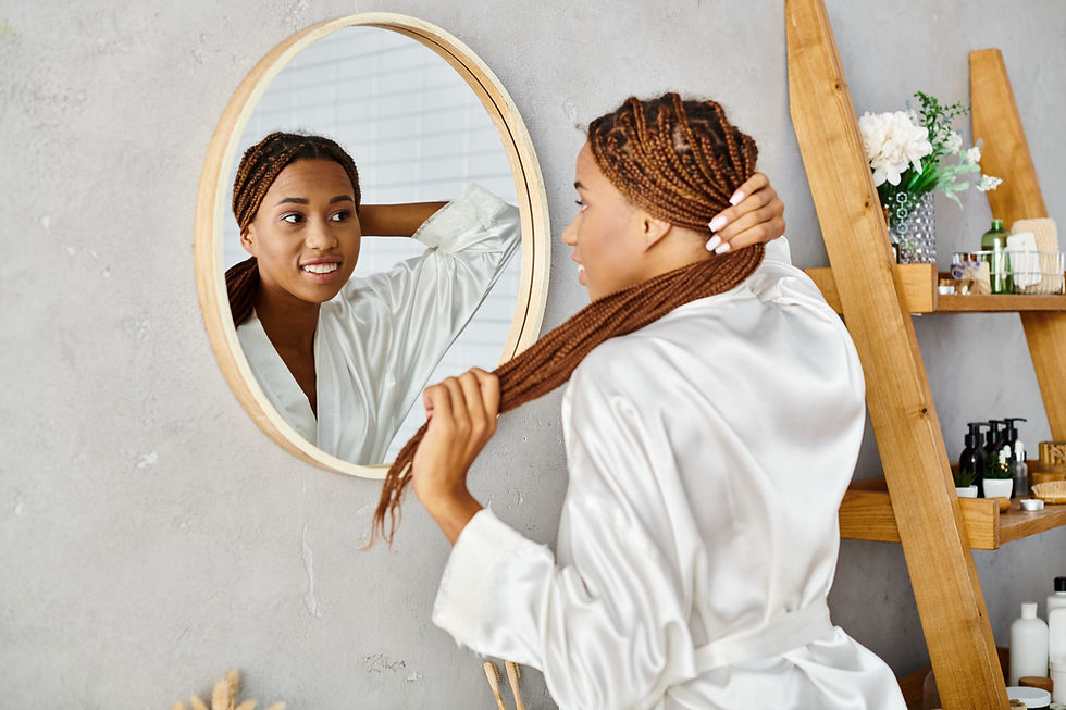 Girl with braids