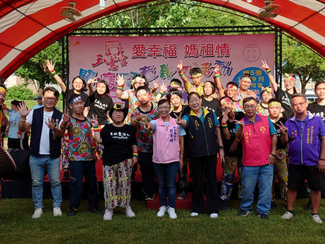 【鼓動生命的樂章】愛啟兒非洲鼓樂團暖場玉意宮「愛幸福 媽祖情關懷兒童親子活動」