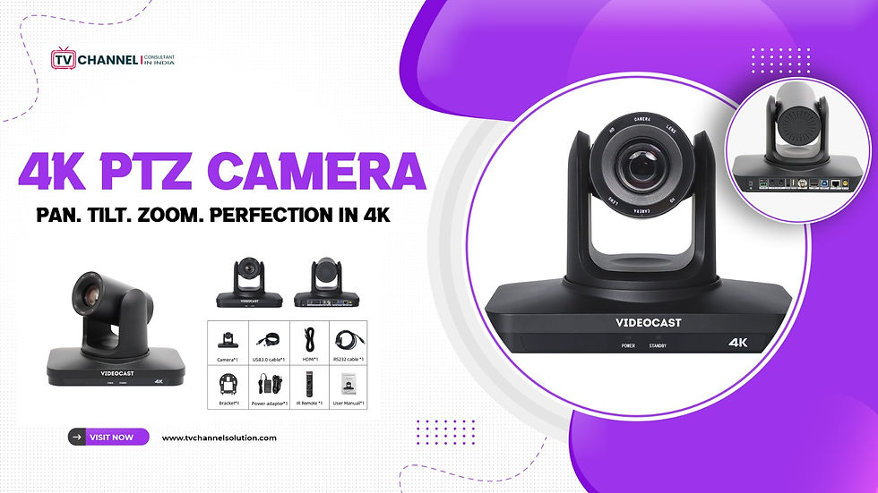 Unlocking Clarity: The Ultimate Guide to the 4K PTZ Camera for Stunning Video Quality