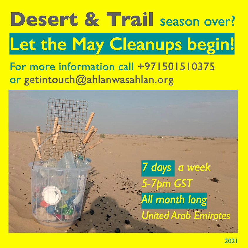 UAE Intensive Desert/Trail Cleanup Program May 2021