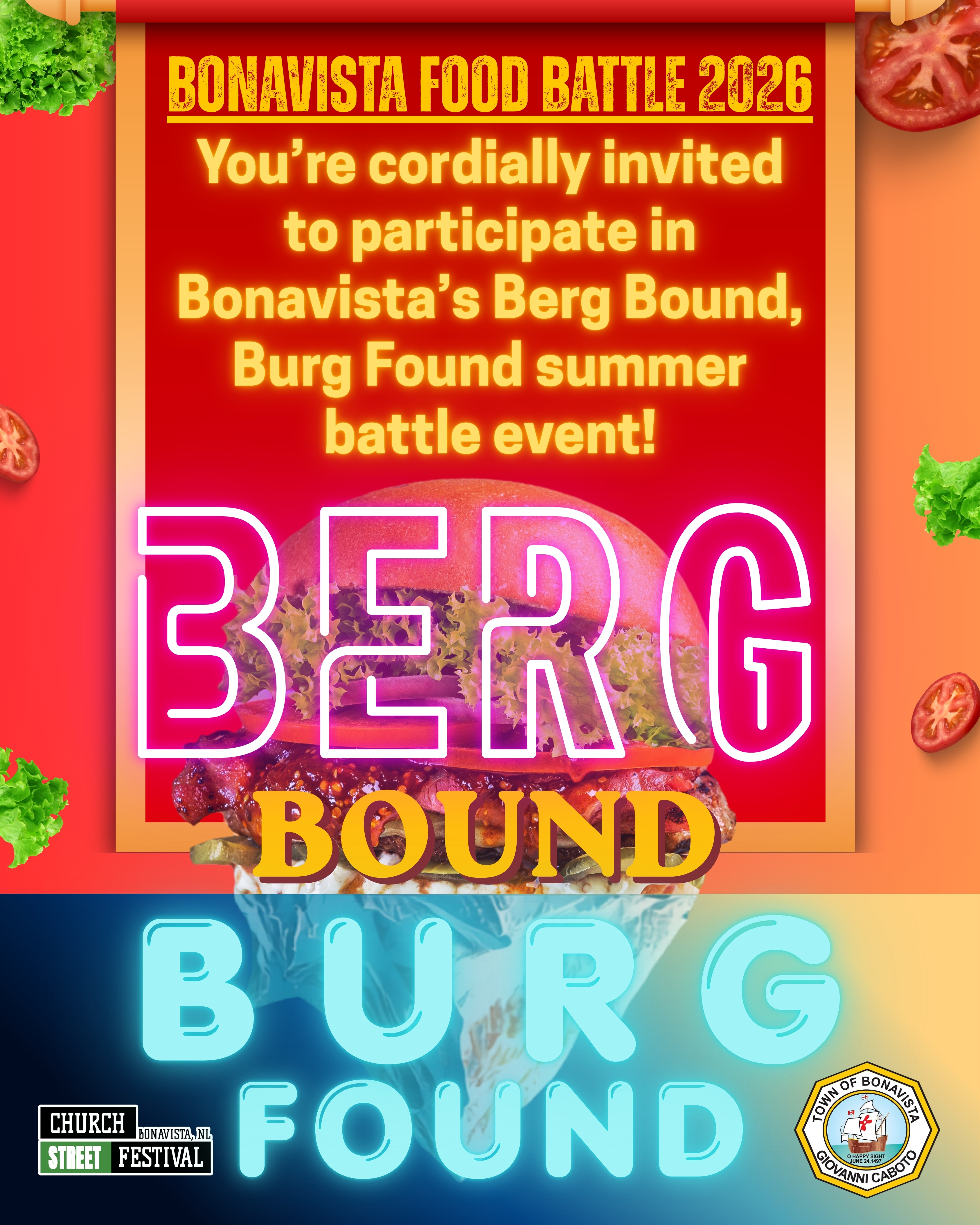 Bonavista Burger Battle 2026 (competition registration - deadline extended to July 9th)