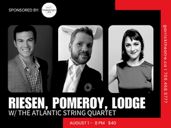 Riesen, Pomeroy and Lodge with The Atlantic String Quartet