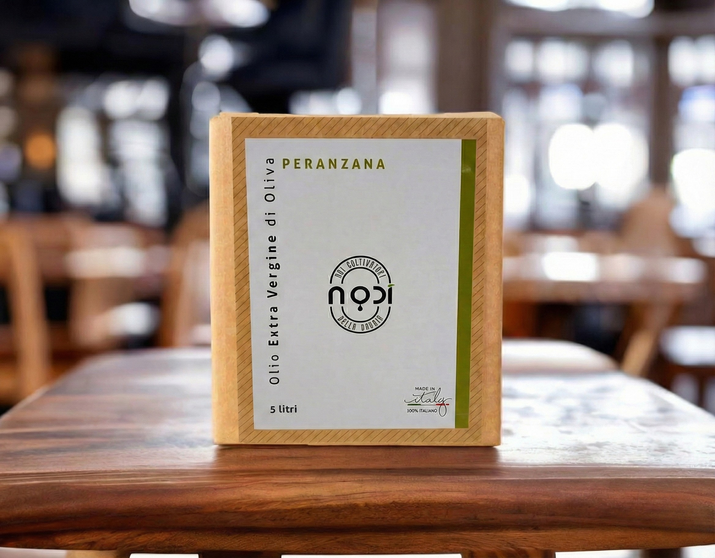 Olio Extravergine Peranzana – Bag in Box 5 lt – Sistema Salva Freschezza