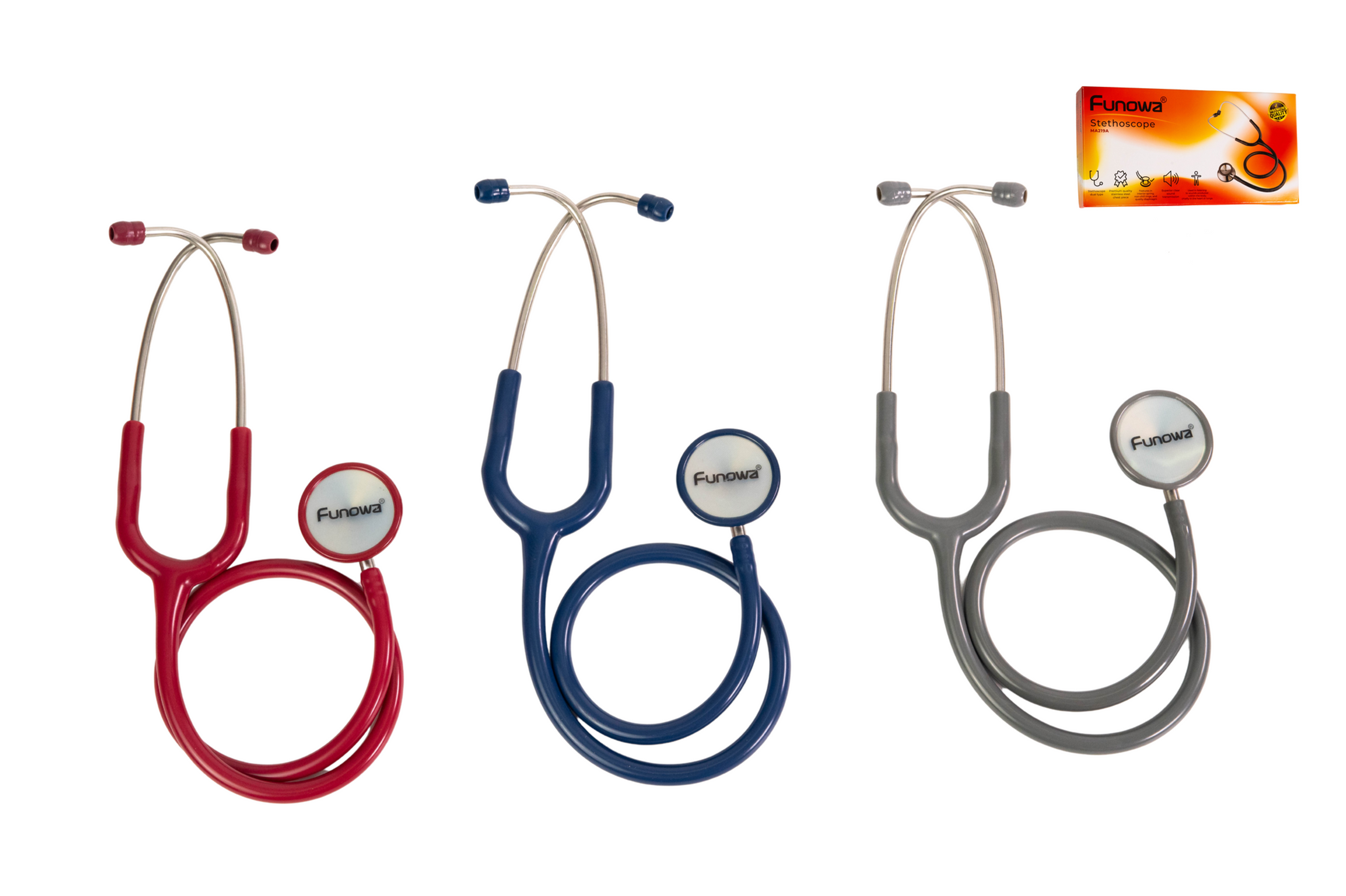 หูฟังแพทย์ FUNOWA STETHOSCOPE MA219A