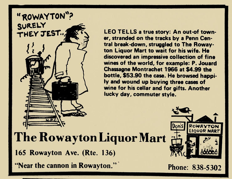 165 Rowayton Liquor Mart ad 1973 Nov 21, 1973-Darien-News-p-16.jpeg
