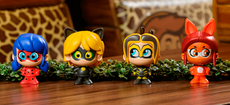 Produtos promocionais e personalizados Artigus - Bonecos Miraculous - Mundo Animal