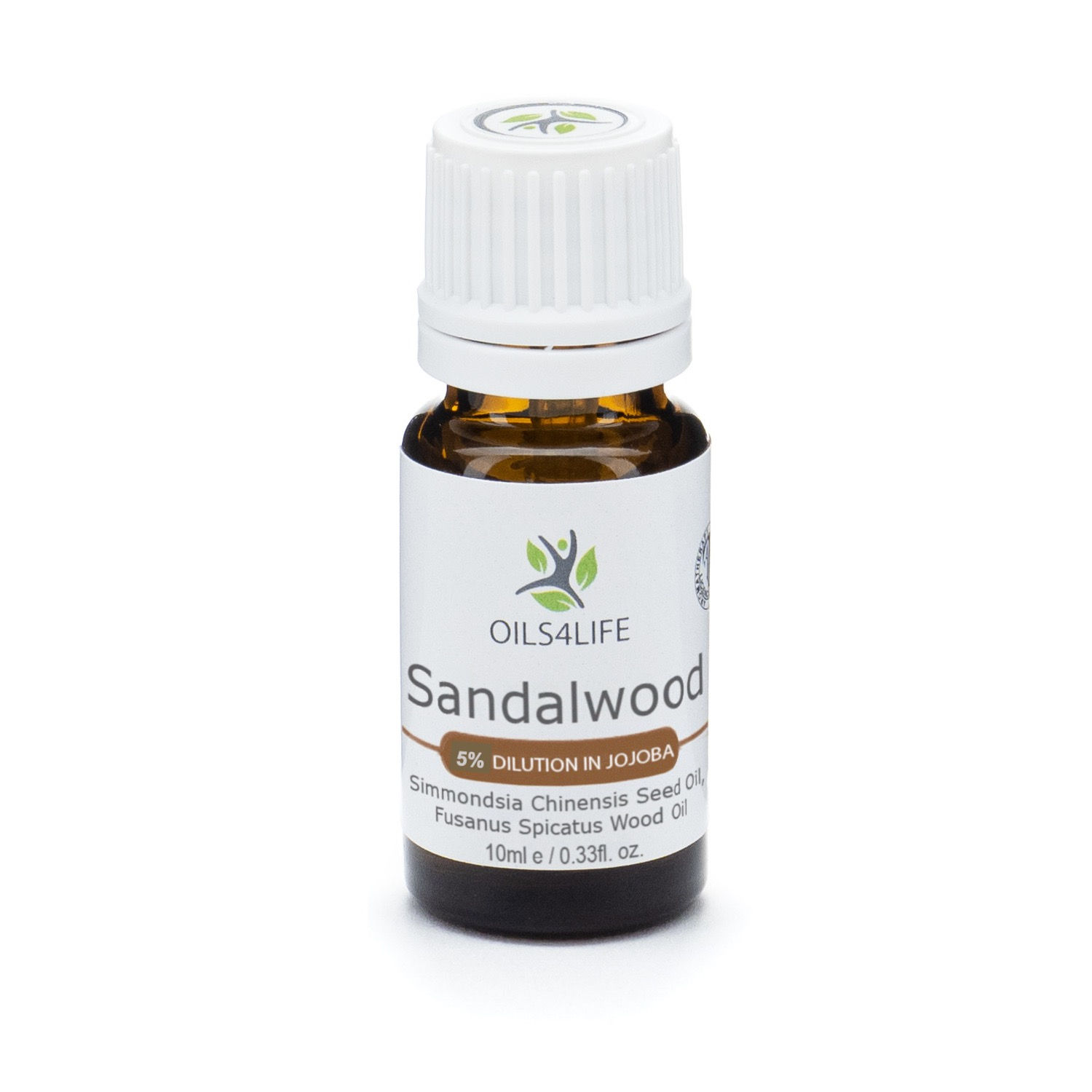 Sandalwood Essential Oil - Diluted 5% in Jojoba