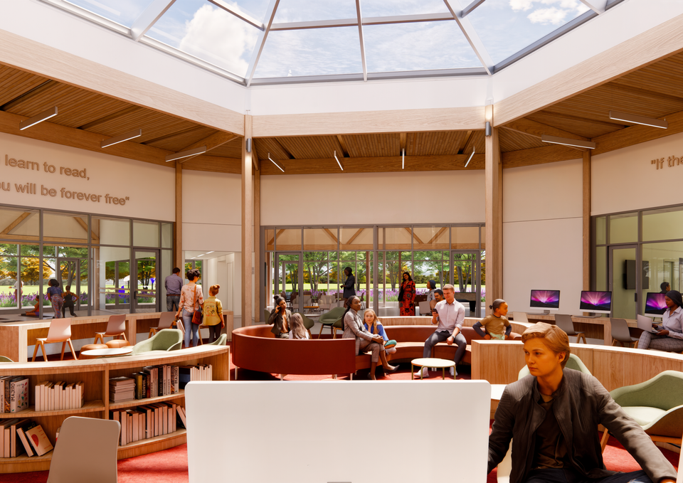 Media center at the New Douglass Community Center