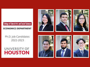 University of Houston / Economics Department/ JM candidates Photoshoot 2022-23