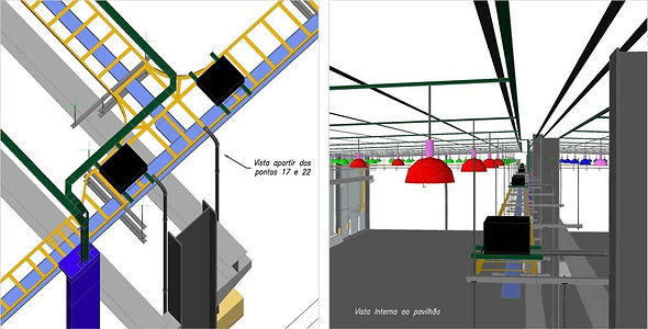 projeto elétrico 3d