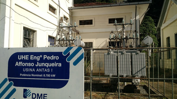 VISITA DO INTEGRANTE DA EQUIPE NA PCH - Poços de Caldas