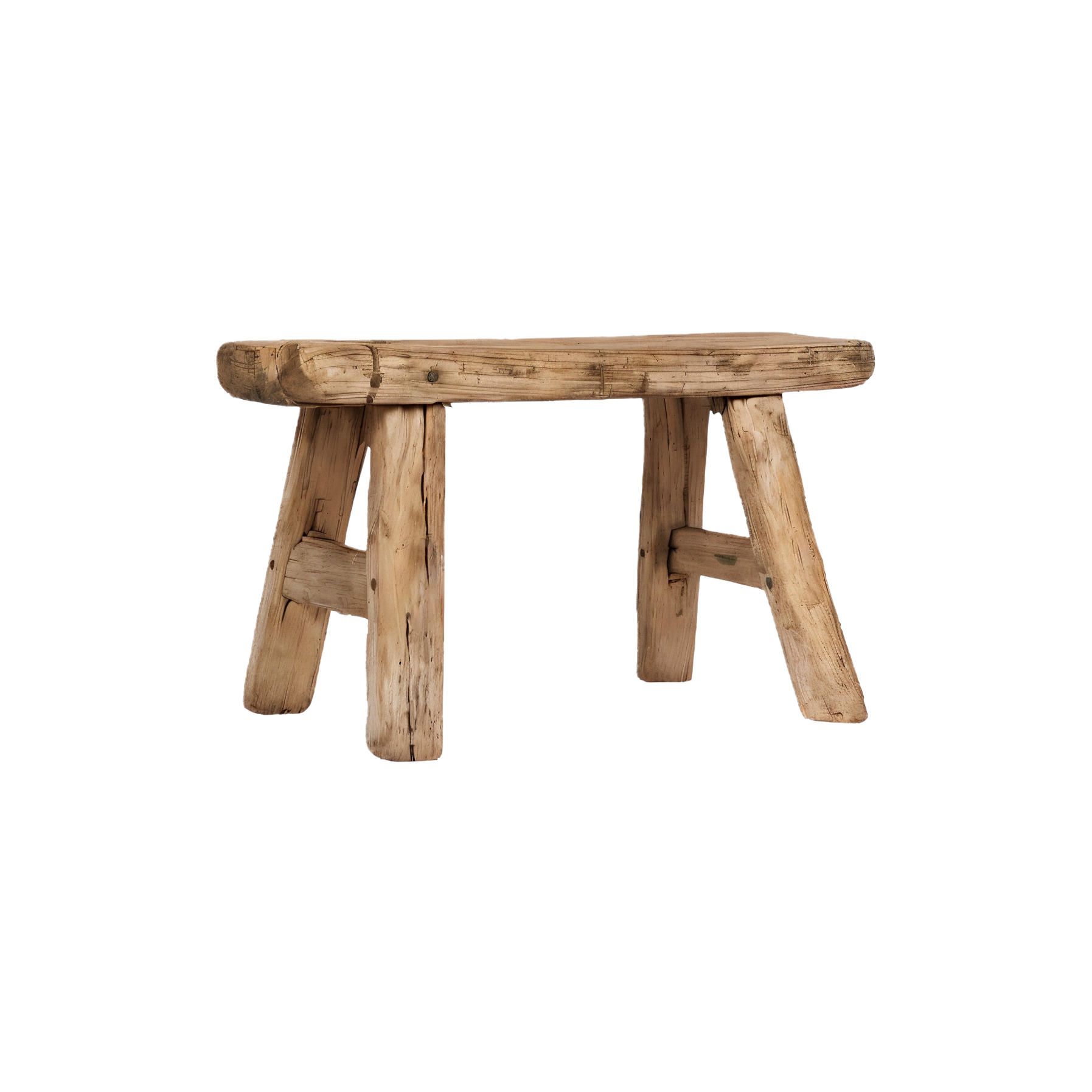 Mini Display Stool - Rustic Brown