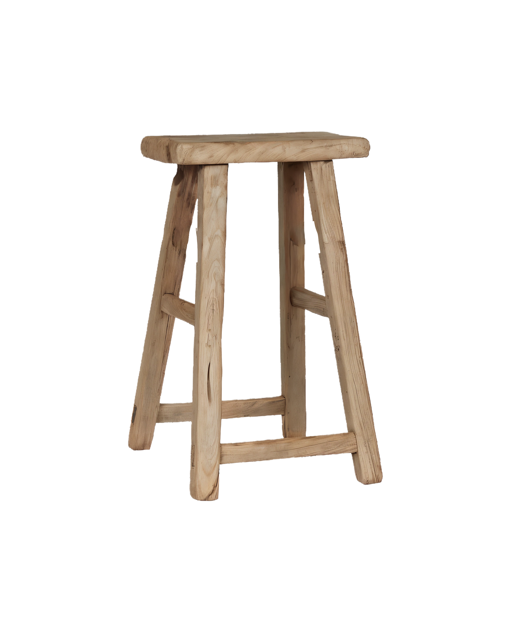 Farmhouse Bar Stool - Rustic Ash