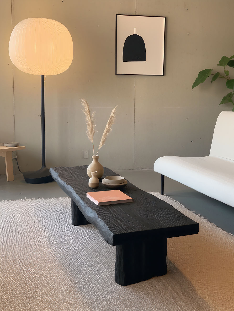Thumbnail: Slab coffee table - Black