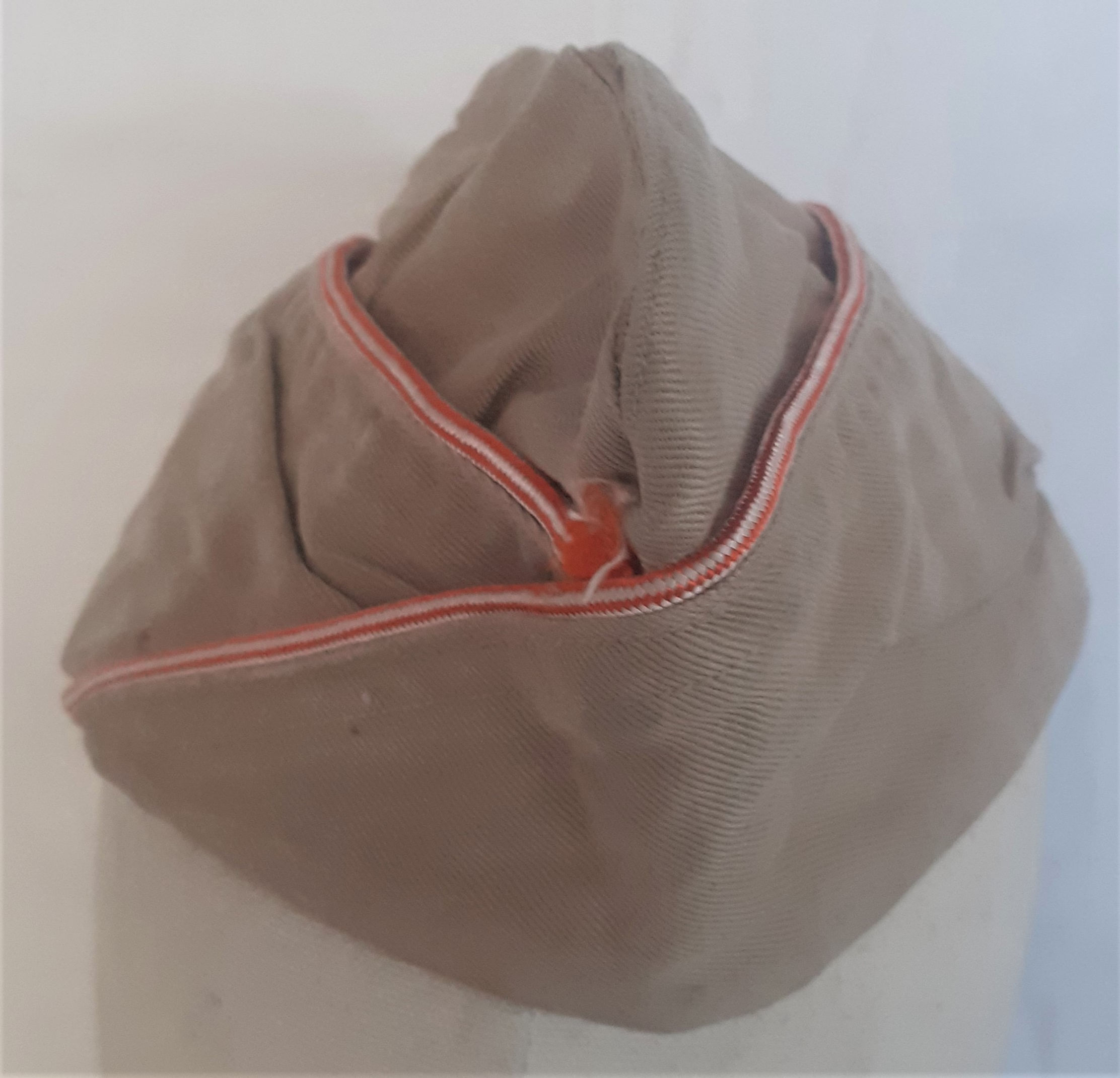 Coiffure - US165908b Garrison cap khaki signal corps variant