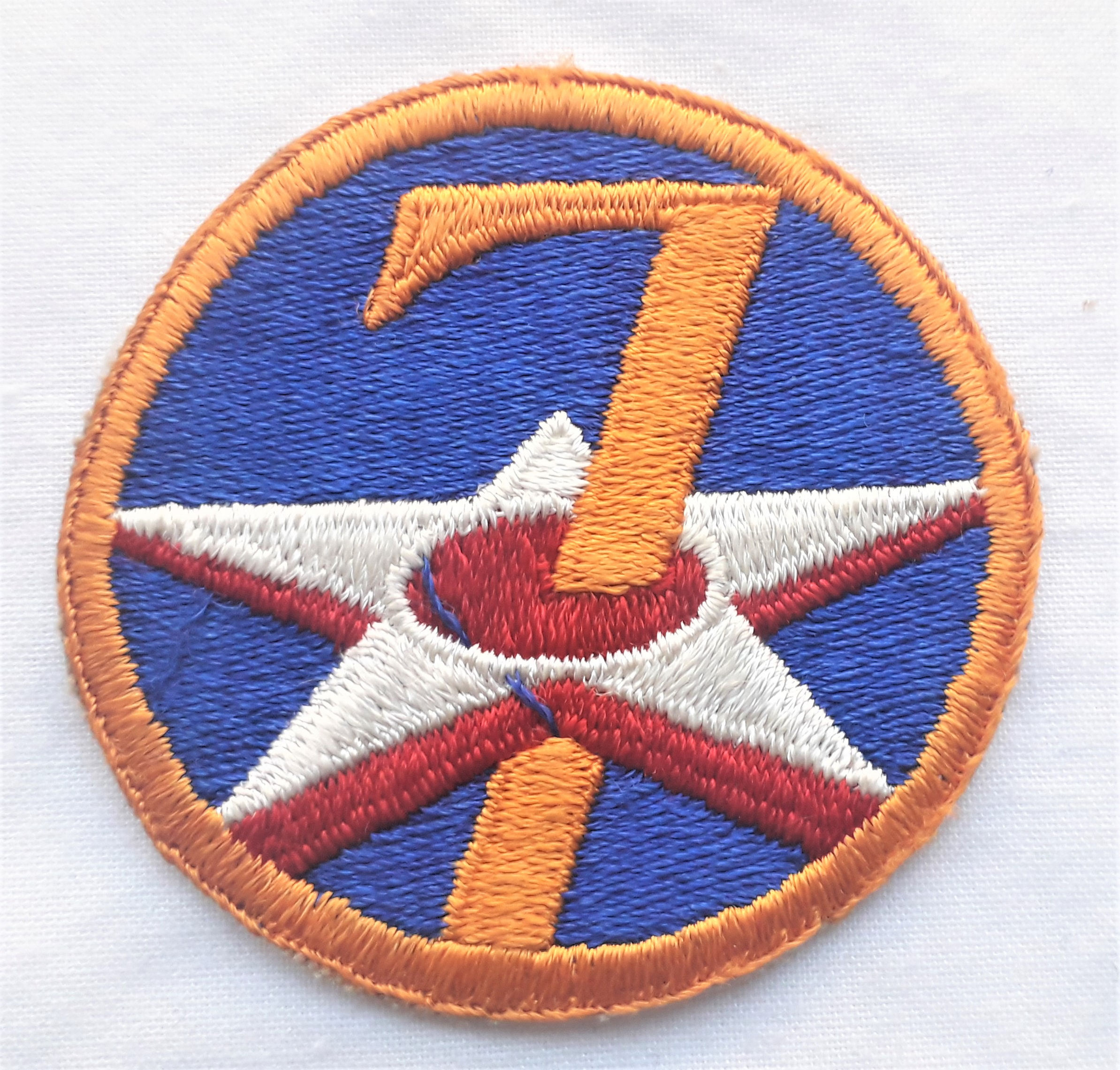 Patch WW2 -US169505a Patch de la 7th Air Force
