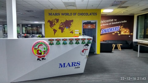 Mars Chocolate factory interior