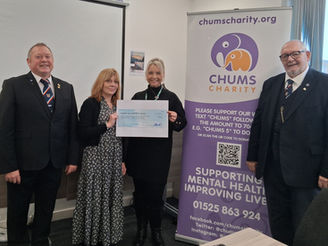 Chums Charity Presentation