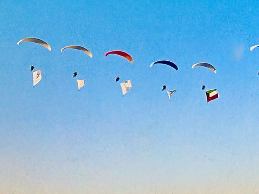 Profiteroles Over Kuwait – Our First Middle East Skyshow