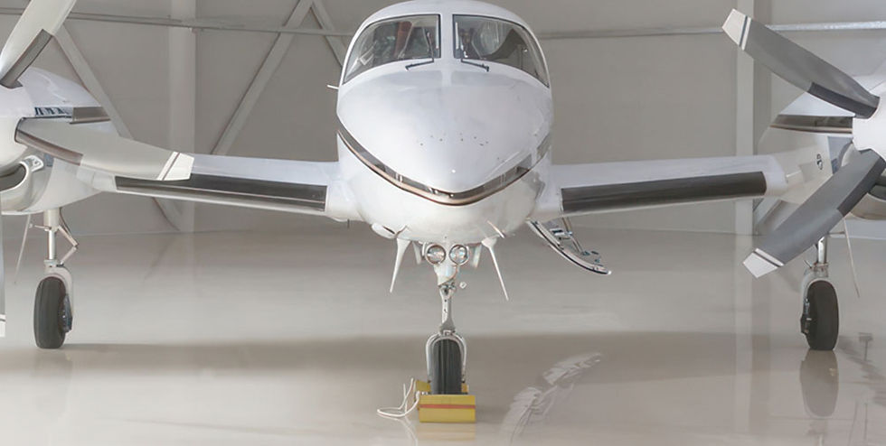 resurfacing concrete floors in aircraft hangars