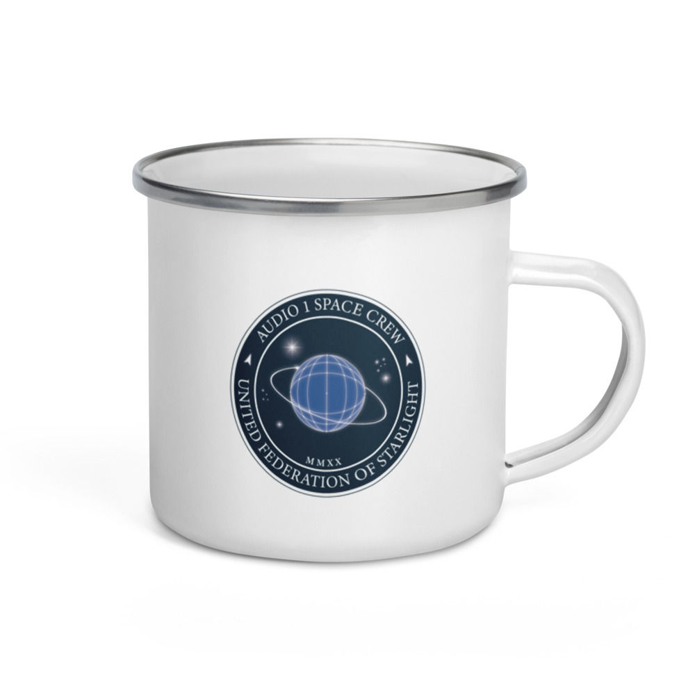 Audio 1 Astronomer Enamel Mug