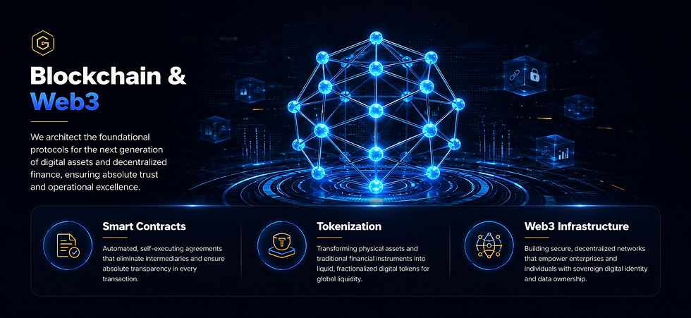 Blockchain and Web3 innovation for smart contracts and tokenization
