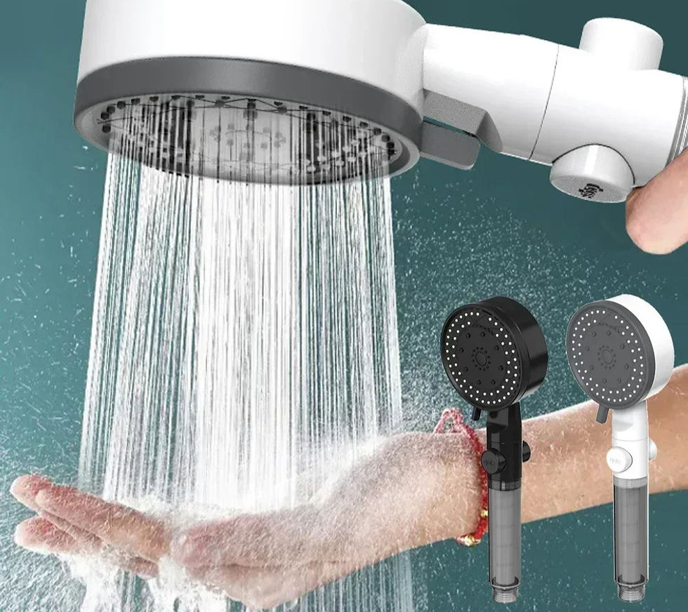 10 Mode Showerheads High Pressure Filter Showerheads One Touch Stop Bathroom Han