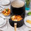 Miniature : Friteuse à air électrique 4.5L - Écran tactile sans fumée, 1400W, capacité 4.5L