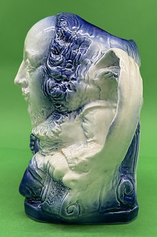 William Shakespeare toby jug blue/white - Burgess & Leigh circa 1985