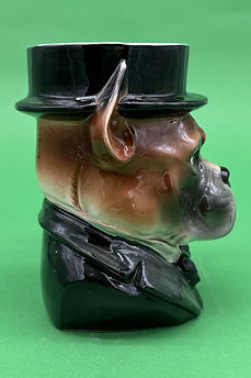Dressed Boxer character jug - Quon-Quon circa 1980