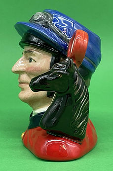 Jockey character jug small red colorway - Royal Doulton 1991