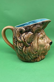 Lion character jug - Sarreguemines circa 1910