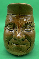 Jolly Fellow character jug tan - Bendigo Pottery circa 1970