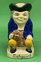 Ordinary Toby jug version 3 medium blue - Manor Ware circa 1975