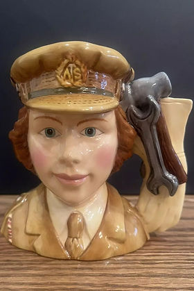 Auxiliary Territorial Service character jug - Royal Doulton 2005