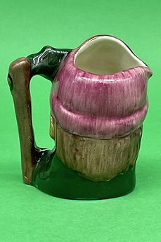 The Lumberjack character jug prototype purple hat colorway - Royal Doulton 1983