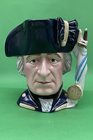 Admiral Lord Howe character jug - Franklin Porcelain 1984