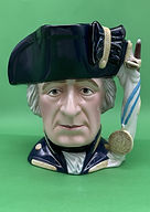 Admiral Lord Howe character jug - Franklin Porcelain 1984